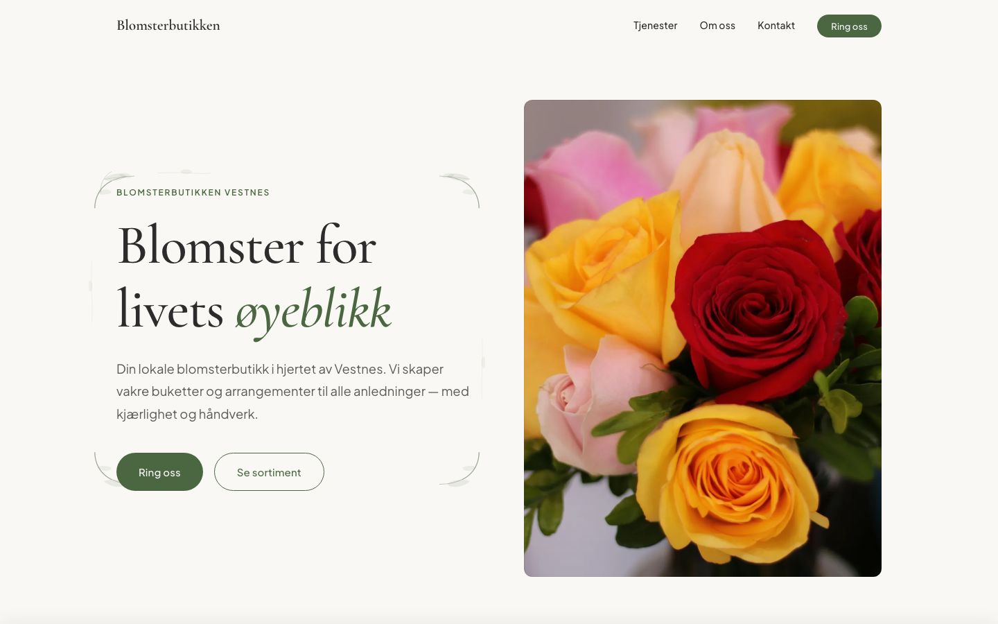 Forhåndsvisning av forslag 1: Botanisk Ro